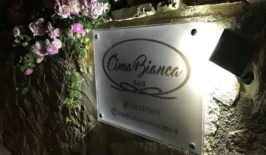 Slide Insegna Slide Insegna B&B San Vito lo Capo