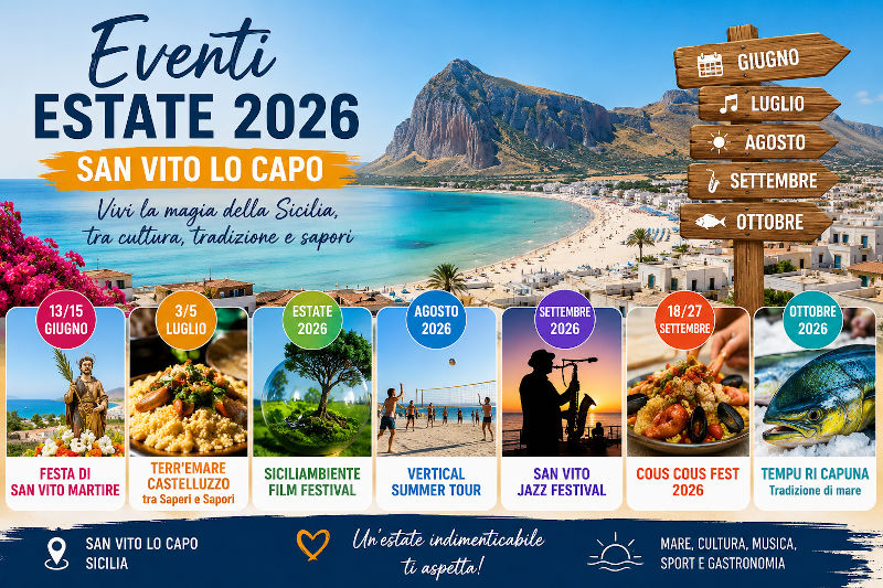 Eventi San Vito Lo Capo 2026 Eventi Estate San Vito lo Capo 2026
